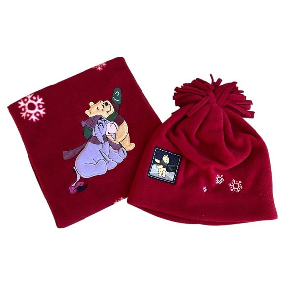 The Disney Store Winnie the Pooh and Eeyore Hat and Scarf Winter Gift Box Set - Picture 3 of 5